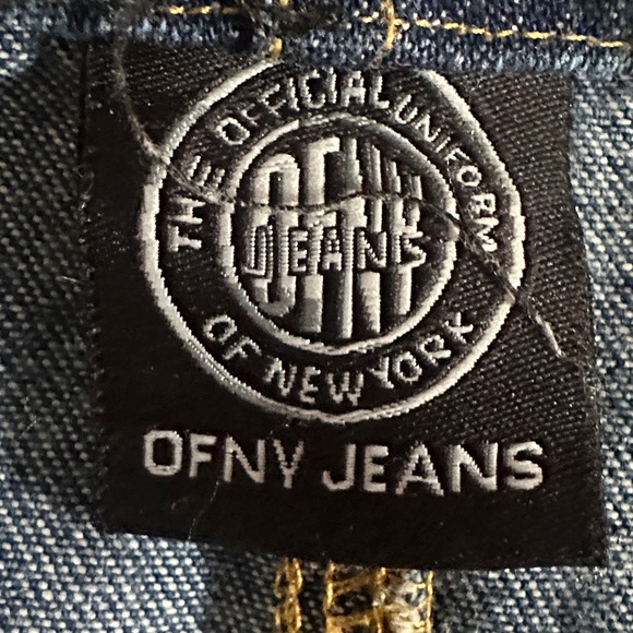 OFNY Denim Maxi Skirt Women’s M Y2K Cargo Side Pockets Jean Skirt mid rise - Picture 7 of 7